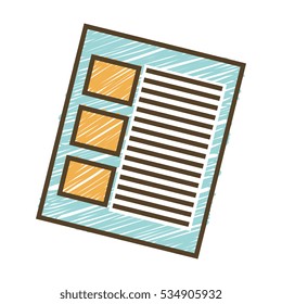 office documents isolated icons