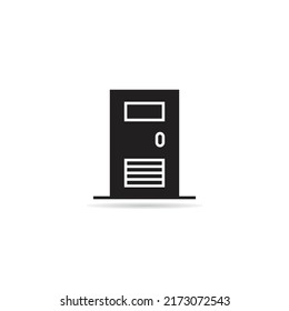 office door icon vector illustration