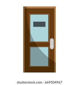 Office door isolated