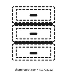 office drawers icon 