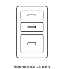 office drawers icon