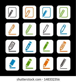Office edit icons