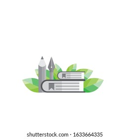 Office element illustration icon vector flat design