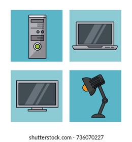 Office elements icons