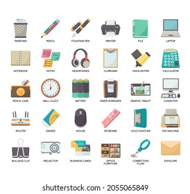 Office Equipment 1 , Thin Line and Pixel Perfect Icons