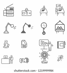 office equipment concept icon vector eps10