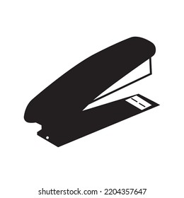 Office equipment supplies stapler icon | Black Vector illustration |