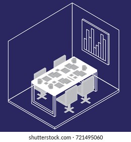 Office equipment vector