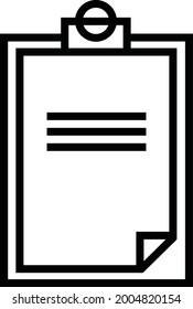  conjunto de línea de iconos de Office Essentials