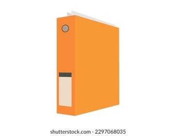 Office file folder. Simple flat illustration.