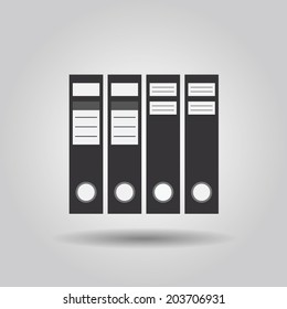 Office file folders icon