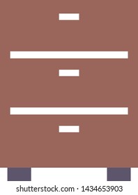 Office file icon. Flat illustration colored vector Home Furniture icons for web