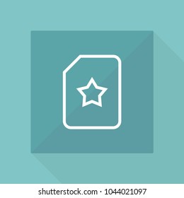 Office file line icon