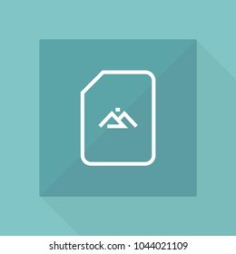 Office file line icon