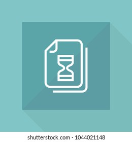 Office file line icon