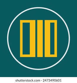 Office file symbol abstract beautiful brown background vector illustration design