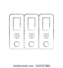 office files isolated icon