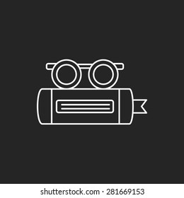 office files line icon