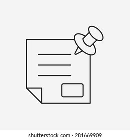 office files line icon