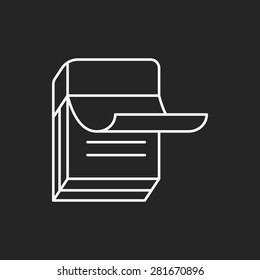 office files line icon