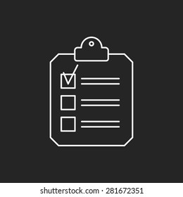 office files line icon