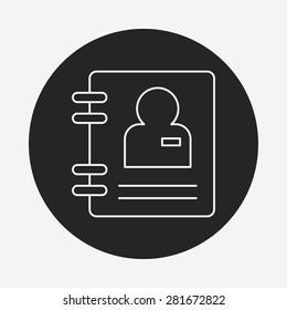 office files line icon