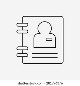 office files line icon