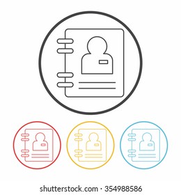 office files line icon
