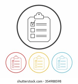 office files line icon
