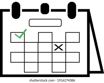 office, finance, communication, calendar date month day year icons