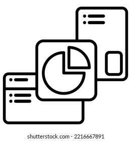 office financial presentation file showing pie chart
