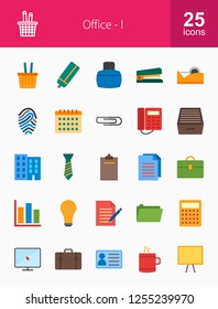 Office Flat Icons