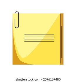 office folder with clip icon