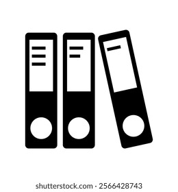 Office folder file vector icon on a white background