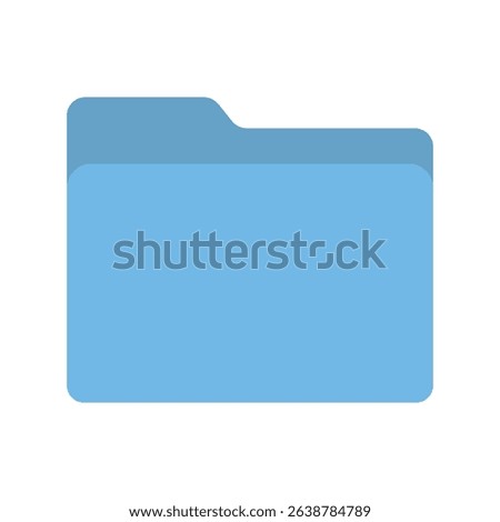Office folder icon yellow pink blue illustration