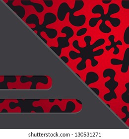 office folder red paper cover