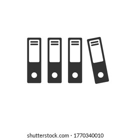 Office Folders, Archives Vector Icon