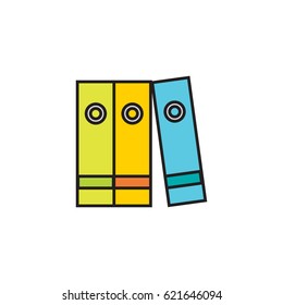 Office folders icon. Archive