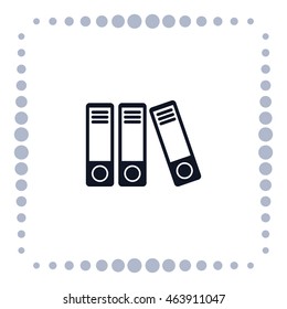 office folders icon, vector design