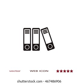 office folders icon, vector design