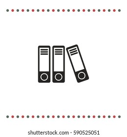office folders icon, vector design
