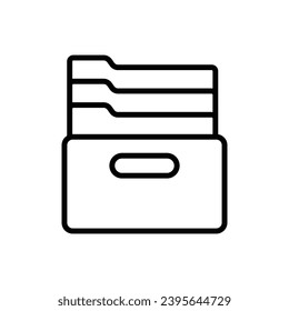 Vektorgrafik von Office-Ordnern