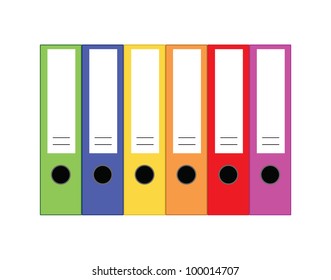 Office Folders - Vector