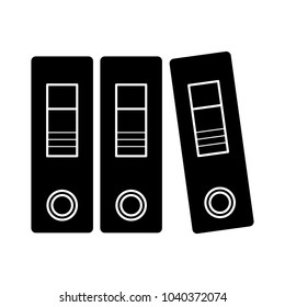 office folders vector symbol