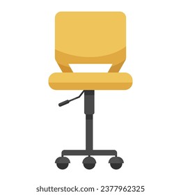 Office furniture element chair. Vector Illustration EPS10