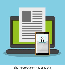 office gadgets related icons image 