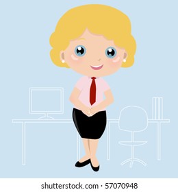 Chica de oficina