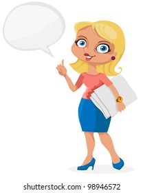 office girl