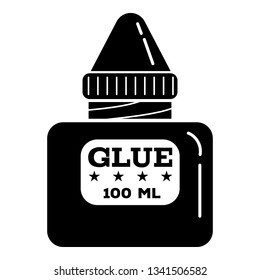 Office glue icon. Simple illustration of office glue vector icon for web design isolated on white background