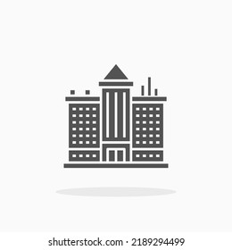 Icono de teclado de Office. Se puede usar para productos digitales, presentación, diseño de impresión y más.